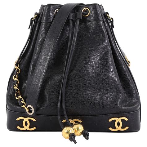 vintage chanel quilted caviar bucket bag|chanel caviar bag On Sale .